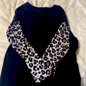 Cheetah print long sleeve